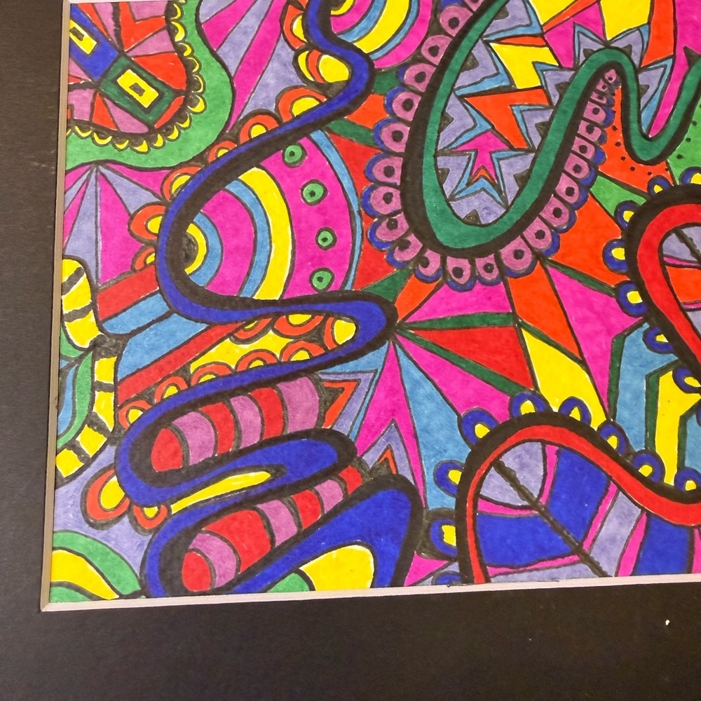 Original Intuitive Abstract Drawing - Picture 3 of 5